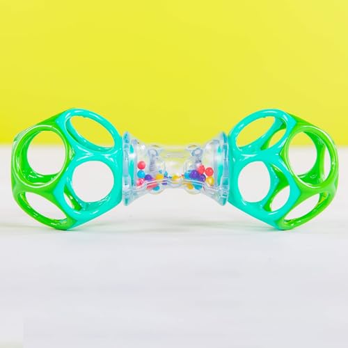 Bright Starts Oball Shaker Rattle Toy, Ages Newborn Plus