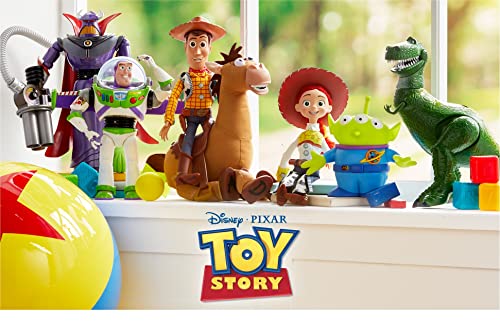 Disney Store Official Woody Interactive Talking Action Figure - Toy Story Toys - Pull String Woody Toy Story Doll with Phrases & Interactive Feature, Soft Body Construction, Detachable Cowboy Hat