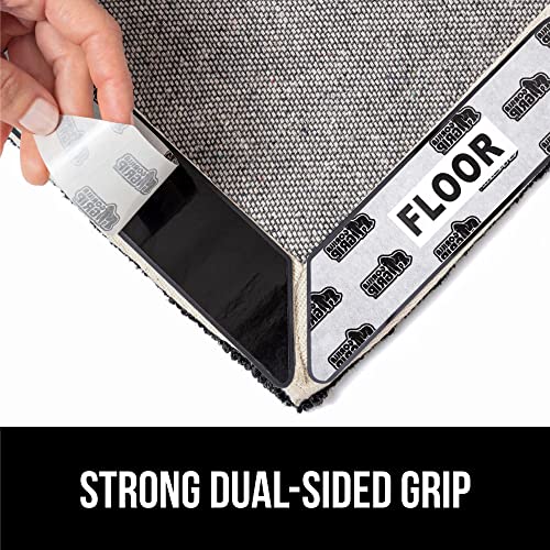 Gorilla Grip 8 Pack Rug Gripper Pads, Keep Area Rugs Corners from Curling and Bunching, Reusable Dual-Sided Flexible Sticky Pad, Grips Floor Underlayment, Hold Carpet in Place on Hardwood Floors