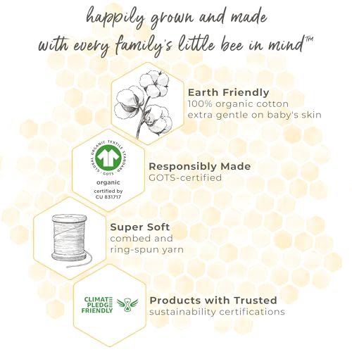 Burt's Bees Baby baby boys Pajamas, Tee Pant 2-piece Pj Set, 100% Organic Cotton and Toddler Pajama Bottoms, Happy Herbivores, 3T US