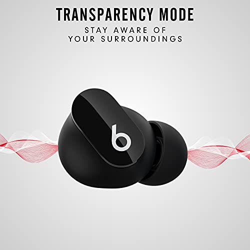 beats Studio Buds - True Wireless Noise Cancelling Earbuds - Compatible with Apple & Android, Built-in Microphone, IPX4 Rating, Sweat Resistant Earphones, Class 1 Bluetooth Headphones - Black