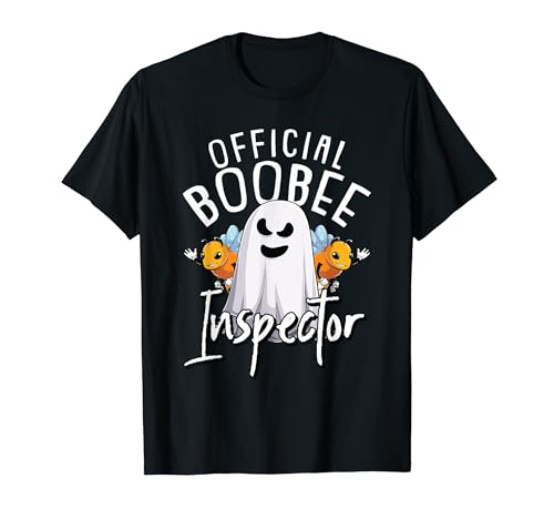 Boo-Bee Inspector Lazy DIY Halloween Costume Funny Ghost T-Shirt