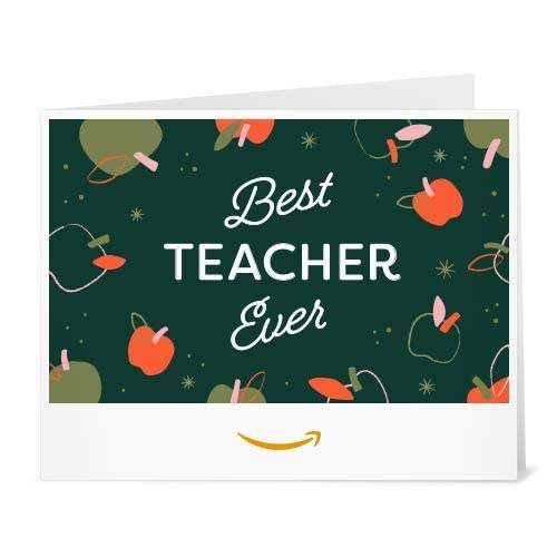 Amazon Gift Card - Print - Best Teacher Apples