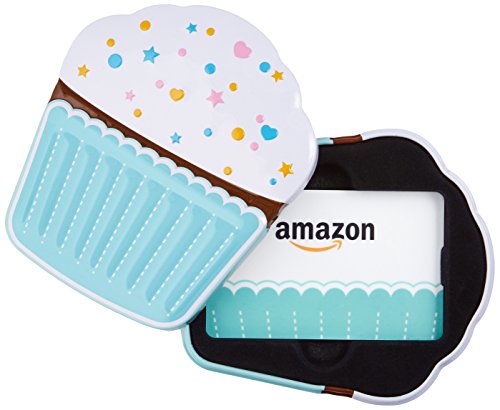 Amazon.com Gift Card in a Birthday Cupcake Tin