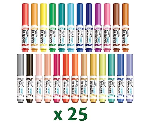 Crayola Pip Squeaks Marker Set (65ct), Mini Washable Markers for Kids, Kids Art Supplies for School, Kids Travel Activity, 4+