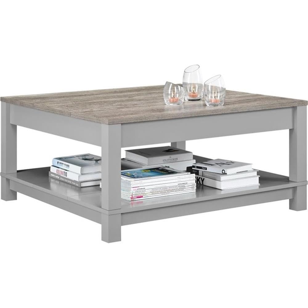 Ameriwood Home Carver Coffee Table, Gray