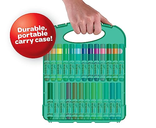 Crayola Pip Squeaks Marker Set (65ct), Mini Washable Markers for Kids, Kids Art Supplies for School, Kids Travel Activity, 4+