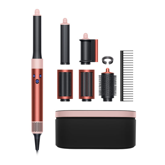 Dyson Special edition Airwrap™ Complete long multi-styler in Strawberry bronze and blush pink with Detangling comb