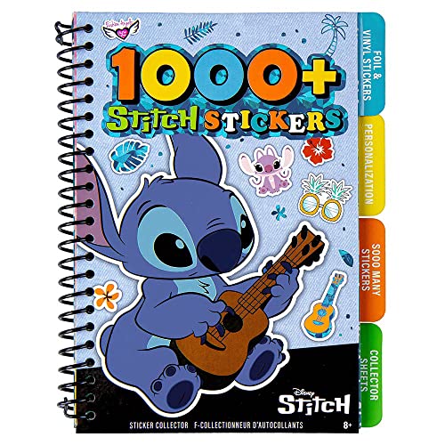 Fashion Angels Disney Stitch Sticker Book, Includes 1,000+ Stickers & Collector Pages, Disney Lilo and Stitch Stickers, Ideal for Accessorizing Kids Notebooks & More