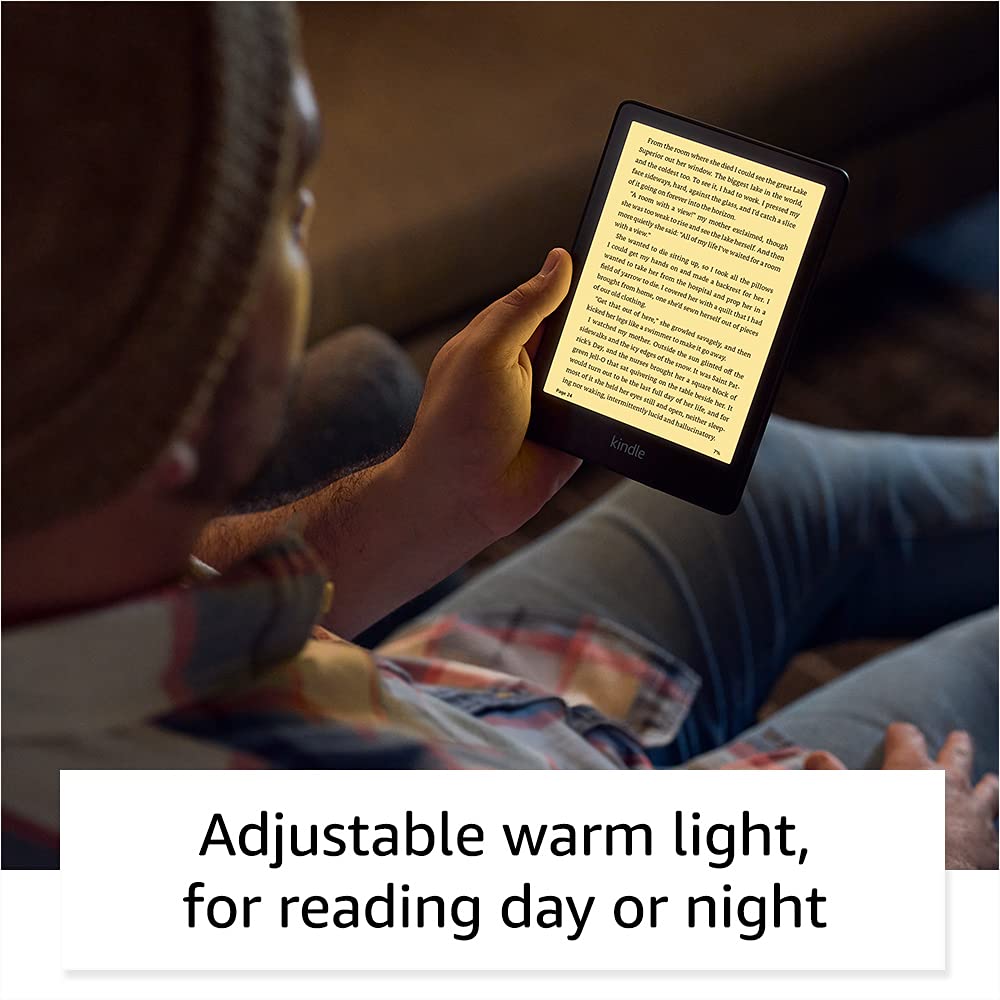 Amazon Kindle Paperwhite (16 GB) – Now with a larger display, adjustable warm light, increased battery life, and faster page turns – Agave Green