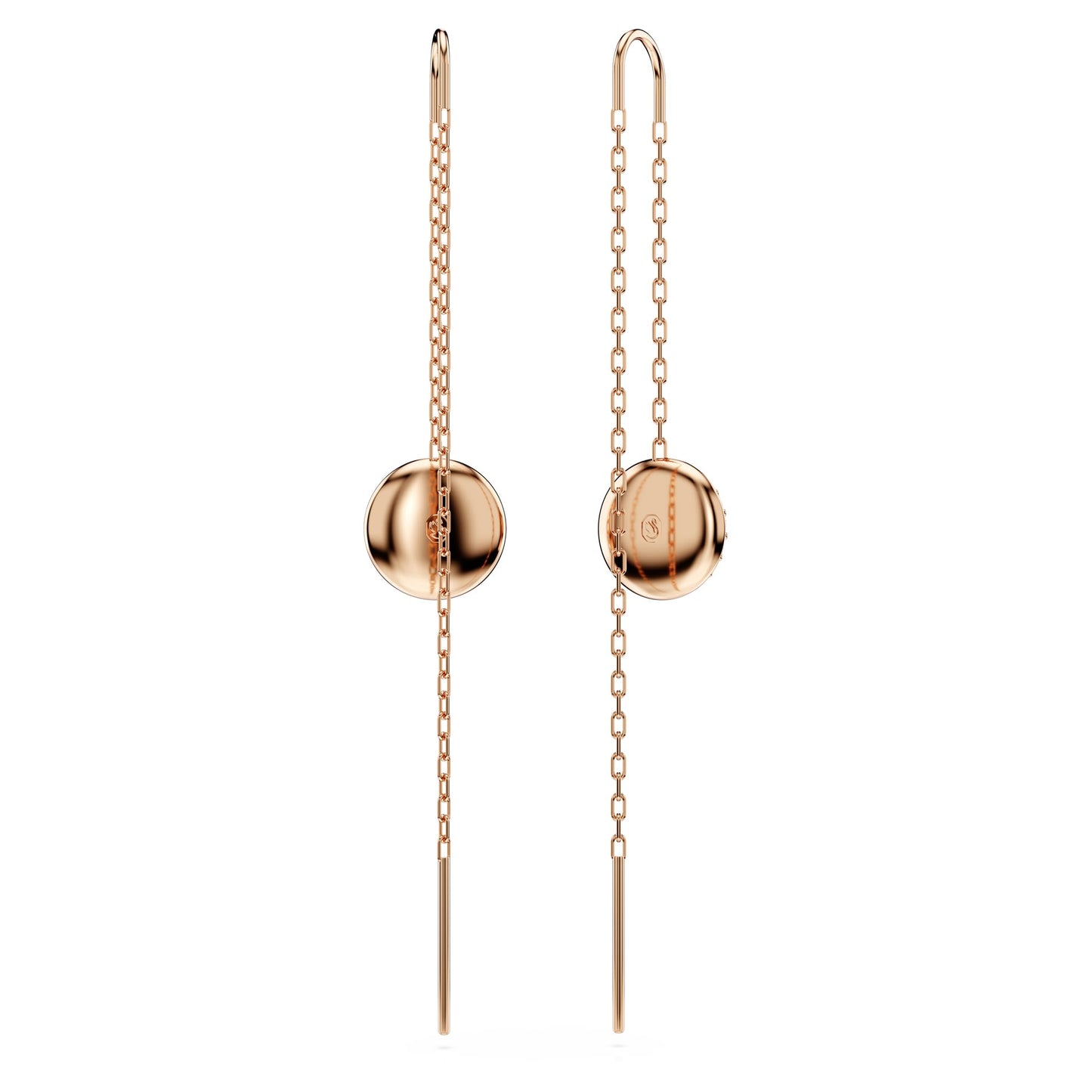 Swarovski Meteora Drop Earrings, Meteor Motif with Snow Pavé of Clear Round-Cut Crystals in a Rose Gold-Tone Finished Setting, Part of the Swarovski Meteora Collection