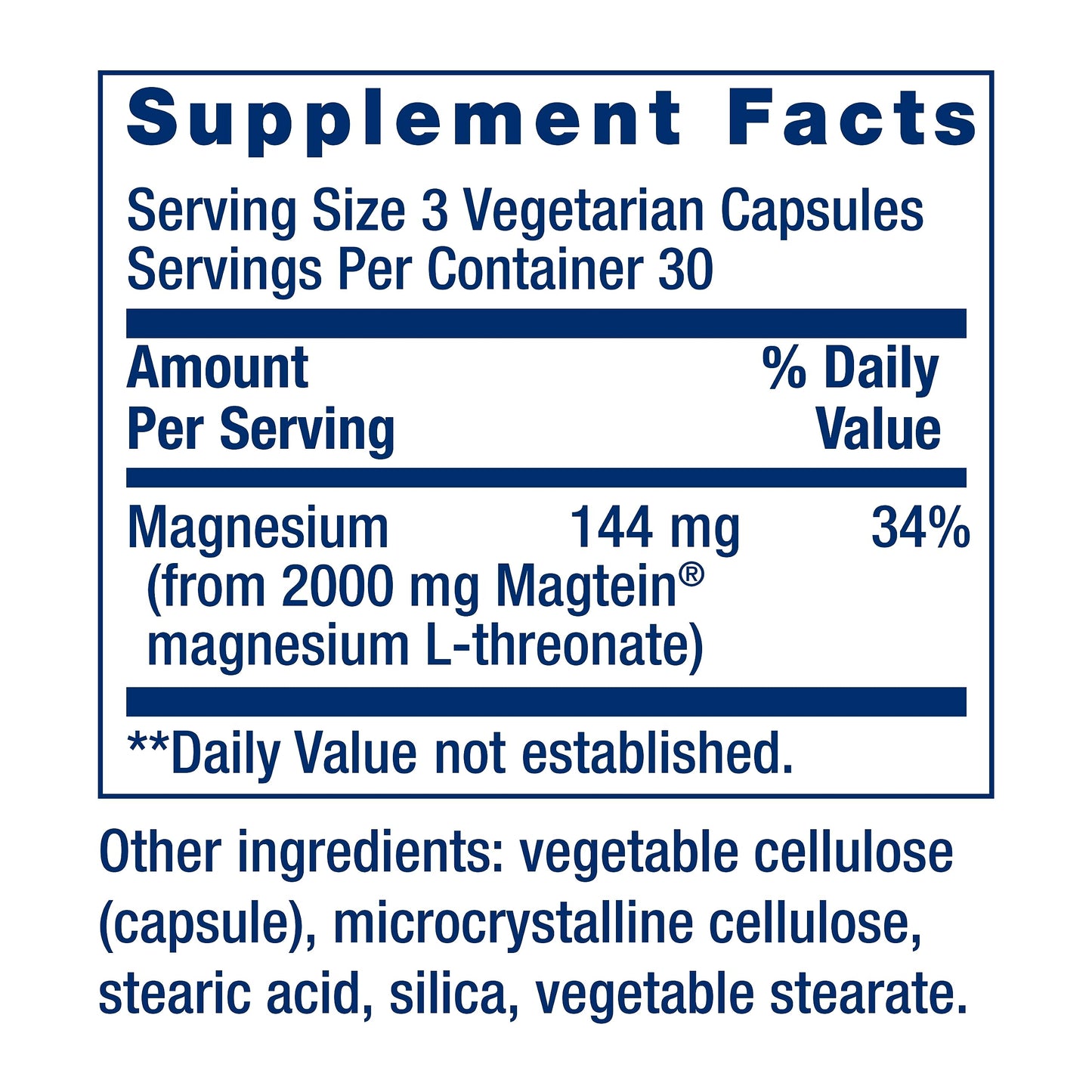 Life Extension Neuro-mag Magnesium L-threonate, Magtein, Magnesium Supplement, Brain Health, Memory & Attention, Gluten Free, Vegetarian, Non-GMO, 90 Vegetarian Capsules