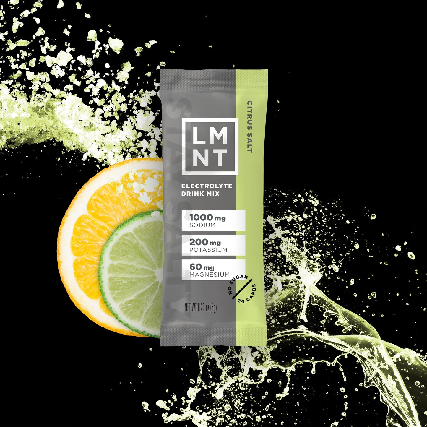 LMNT Zero Sugar Electrolytes - Citrus Salt | Drink Mix | 30 Count